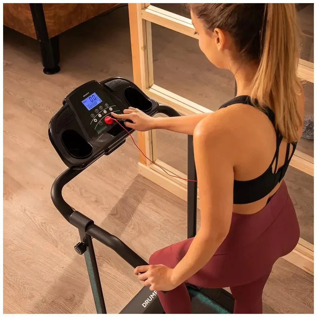 Cinta de Andar Plegable 550W con 12 Programas y Panel LCD para Entrenamiento en Casa de Cecotec