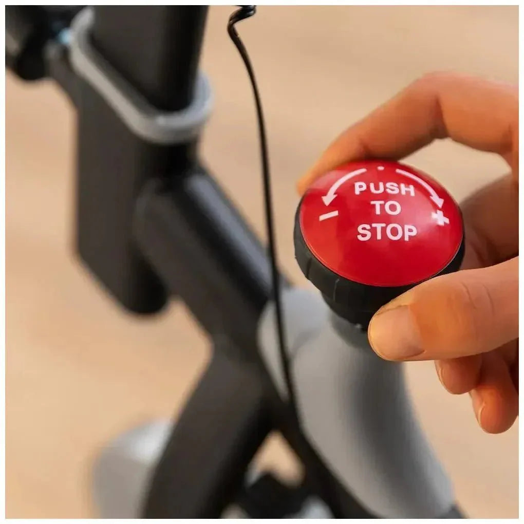 Bicicleta estatica DrumFit 6000 Forcis con volante de inercia de 6 kg resistencia manual monitor LCD y calapiés Cecotec
