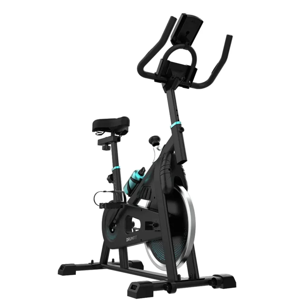 Bicicleta Indoor DrumFit 10000 Teseo: Entrenamiento Completo en Casa de Cecotec