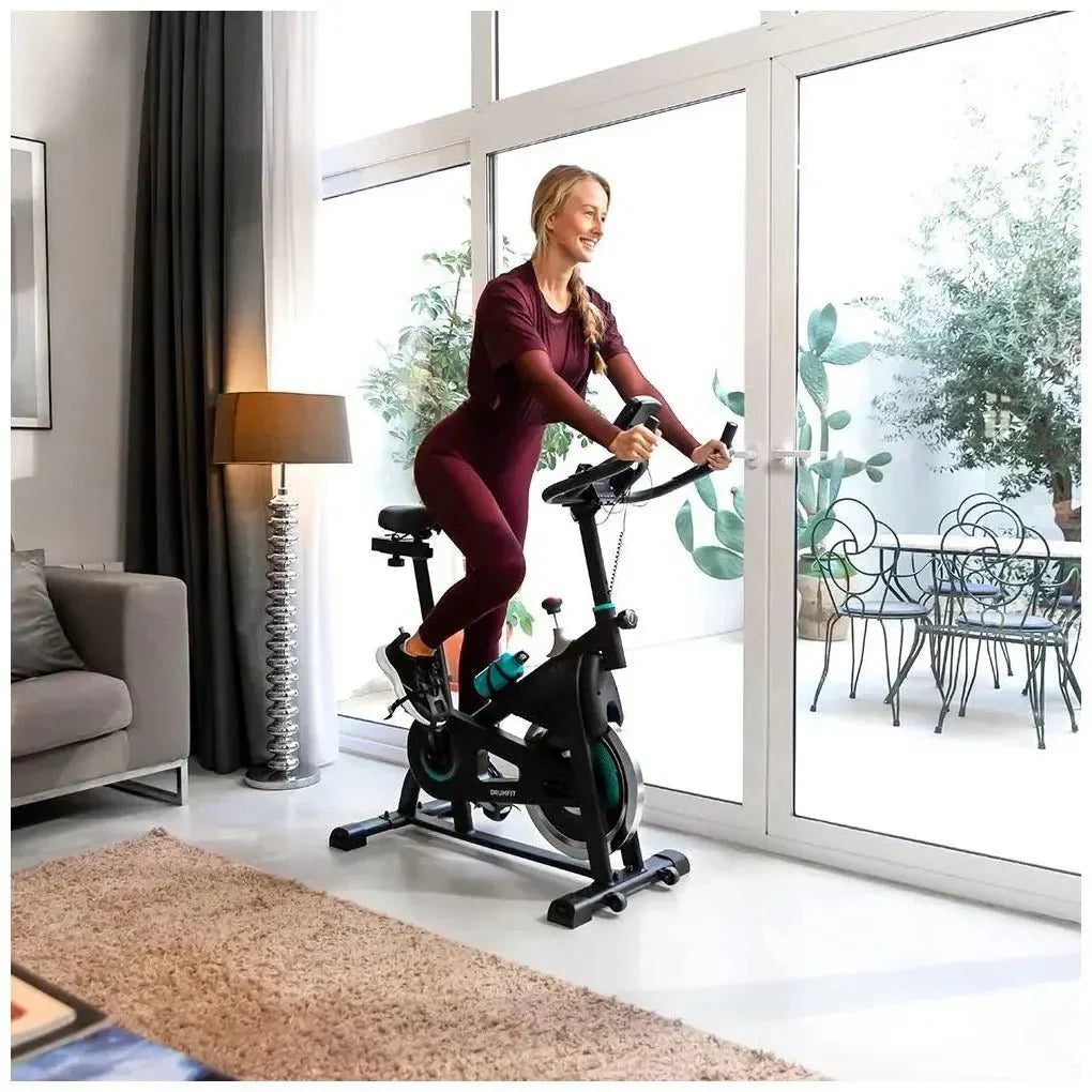 Bicicleta Indoor DrumFit 10000 Teseo: Entrenamiento Completo en Casa de Cecotec