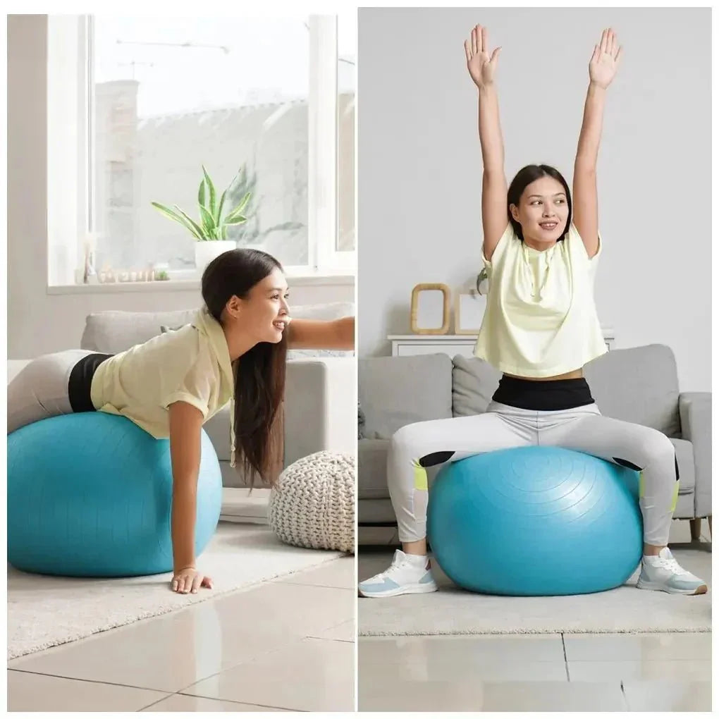 Pelota Fitness 65cm: Tonifica y Fortalece en Casa con DrumFit de Cecotec