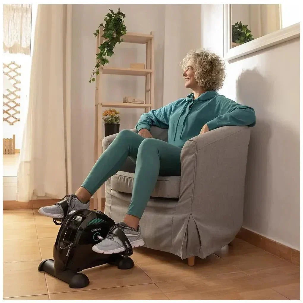 Pedaleador Compacto DrumFit: Ejercita Piernas y Brazos con Comodidad y Facilidad de Cecotec