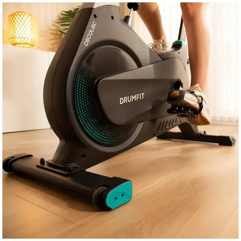 Bicicleta estatica DrumFit 4000 Magno Connected con resistencia magnética MagnetSystem conectividad Bluetooth y pantalla LCD Cecotec
