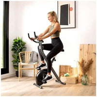 Bicicleta Estática Plegable con LCD y Resistencia Magnética para Entrenamiento en Casa de Cecotec
