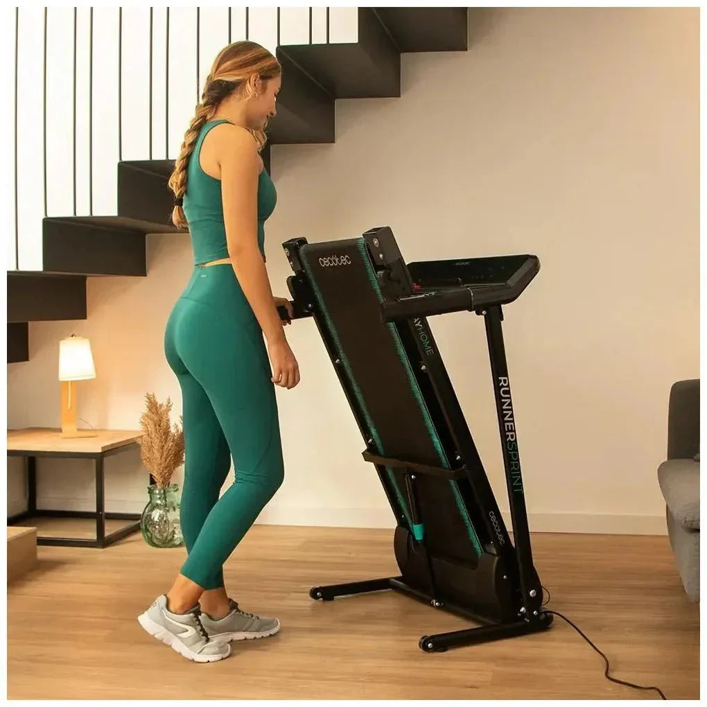 Cinta de Correr Plegable DrumFit WayHome 1000: Potente, Compacta y Versátil de Cecotec