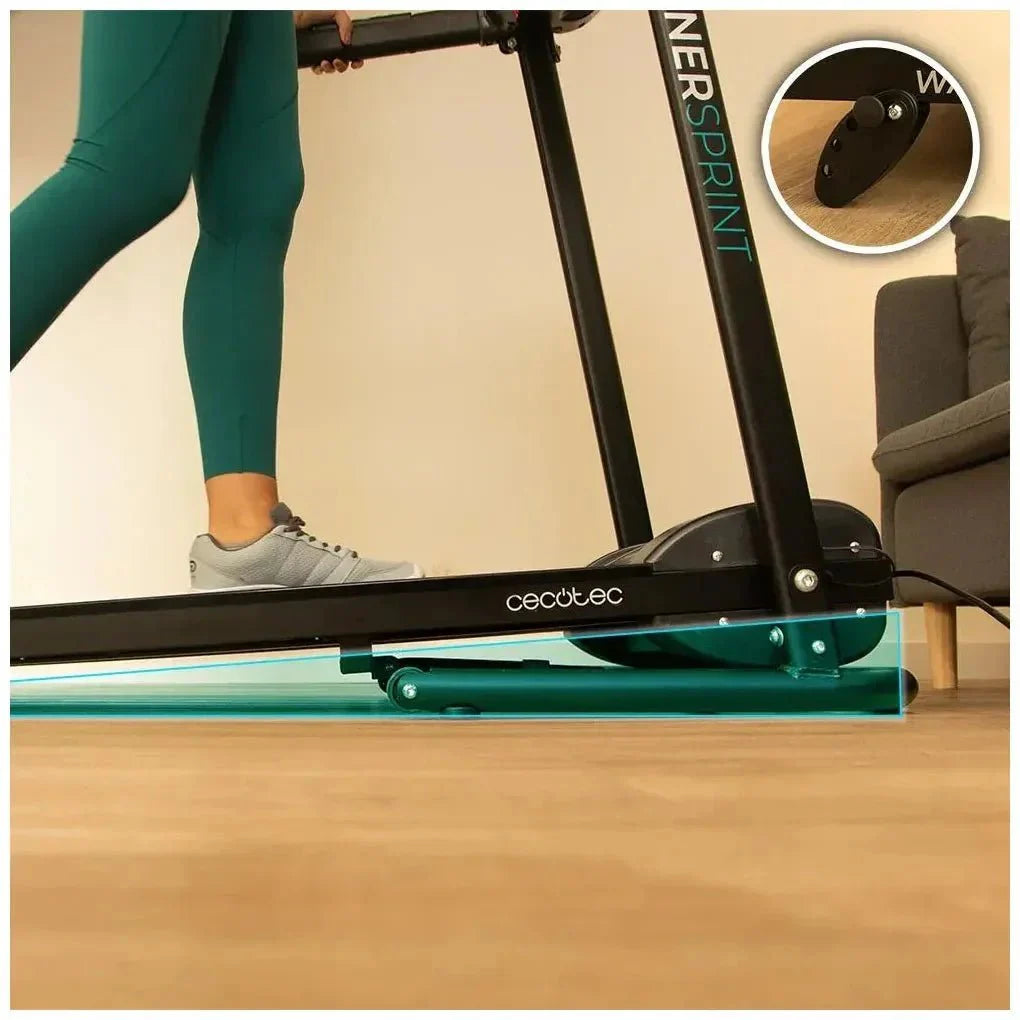 Cinta de Correr Plegable DrumFit WayHome 1000: Potente, Compacta y Versátil de Cecotec