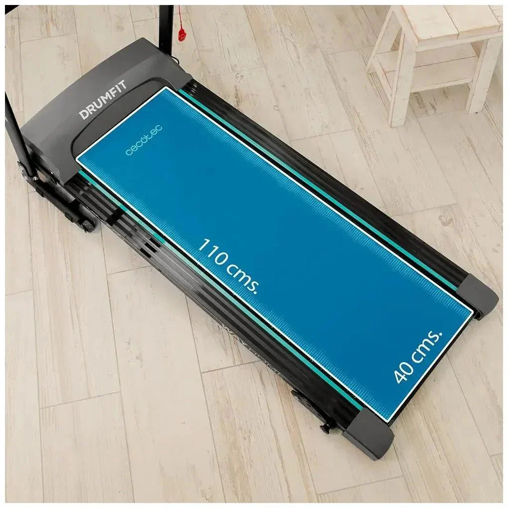 Cinta de Correr Plegable 900W con 12 Programas y Panel LCD para Entrenamiento en Casa de Cecotec