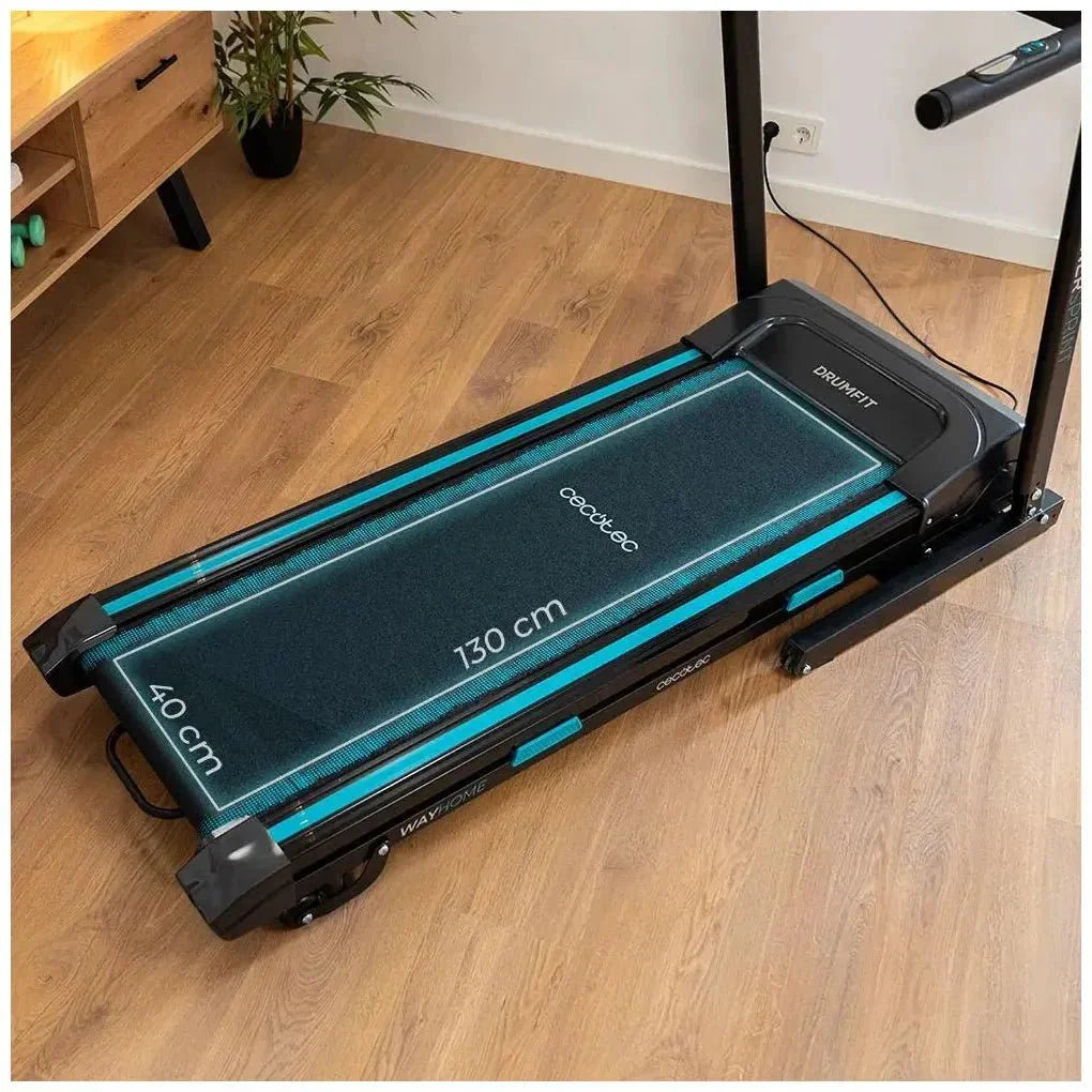 Cinta de Correr Plegable 1900W con Inclinación y Amortiguación Avanzada de Cecotec