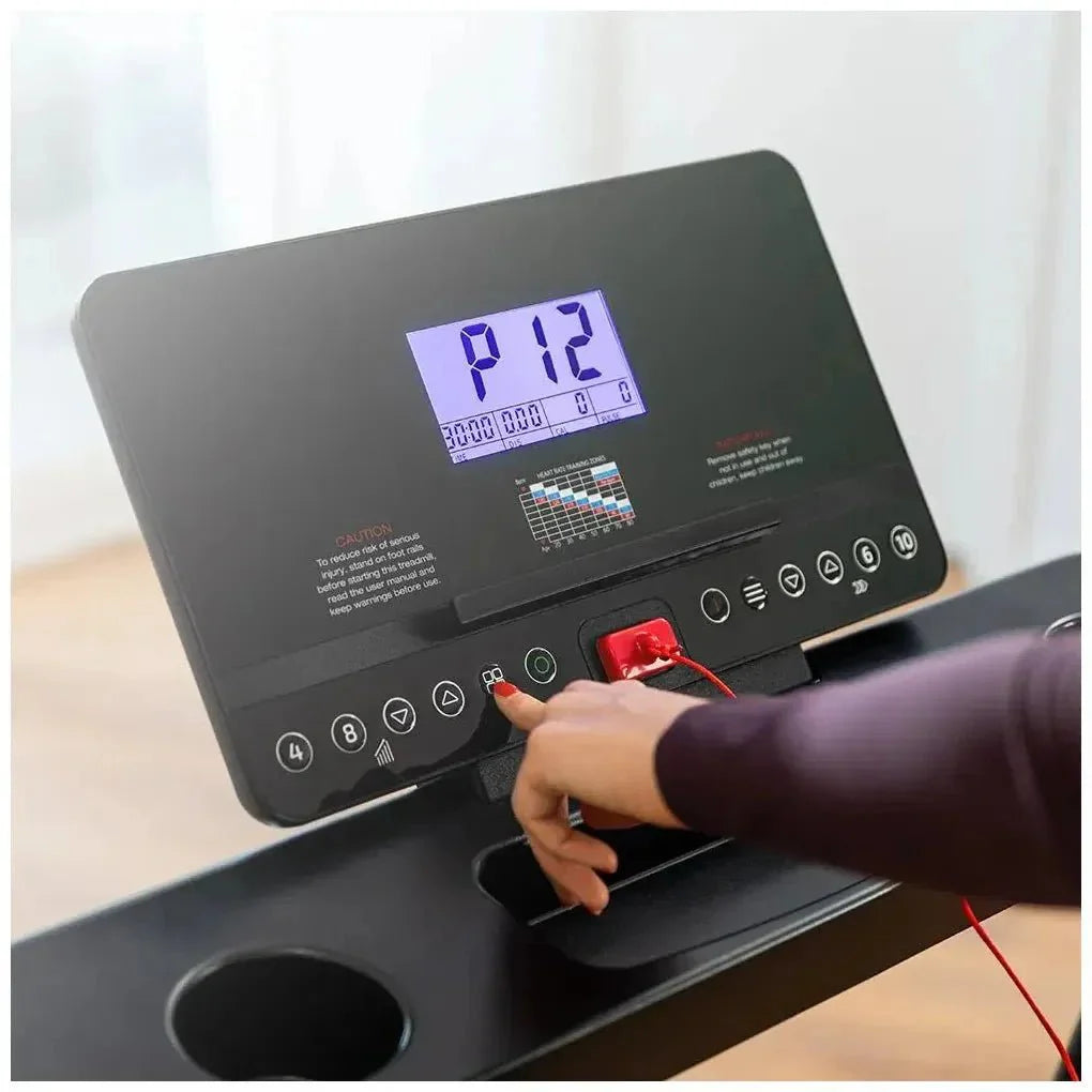 Cinta de Correr Plegable 1900W con Inclinación y Amortiguación Avanzada de Cecotec