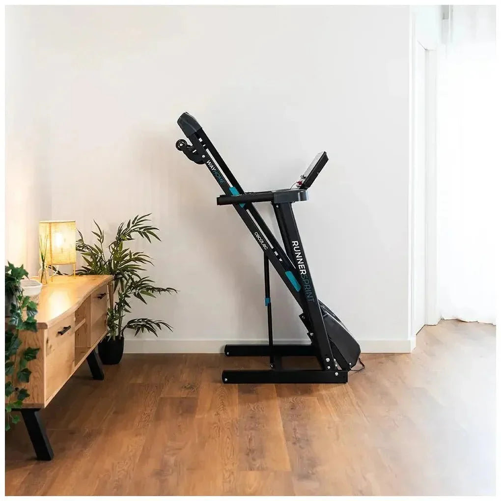 Cinta de Correr Plegable 1900W con Inclinación y Amortiguación Avanzada de Cecotec