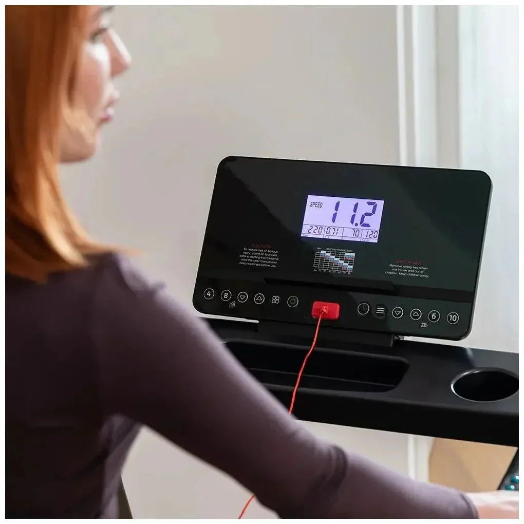 Cinta de Correr Plegable 1900W con Inclinación y Amortiguación Avanzada de Cecotec