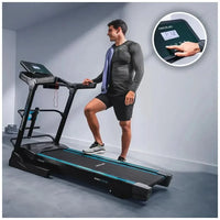 Cinta de Correr Plegable 2200W con Amortiguación y Accesorios para Entrenamiento Completo de Cecotec