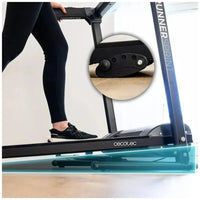 Cinta de Correr Plegable DrumFit 1200W con 12 Programas y Pantalla LED de Cecotec