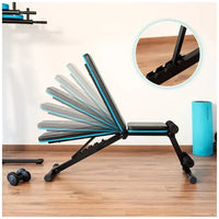 Banco de Musculación Ajustable y Plegable para Entrenamiento Completo en Casa de Cecotec