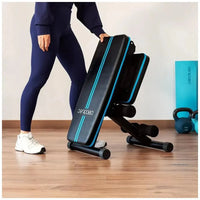 Banco de Musculación Ajustable y Plegable para Entrenamiento Completo en Casa de Cecotec