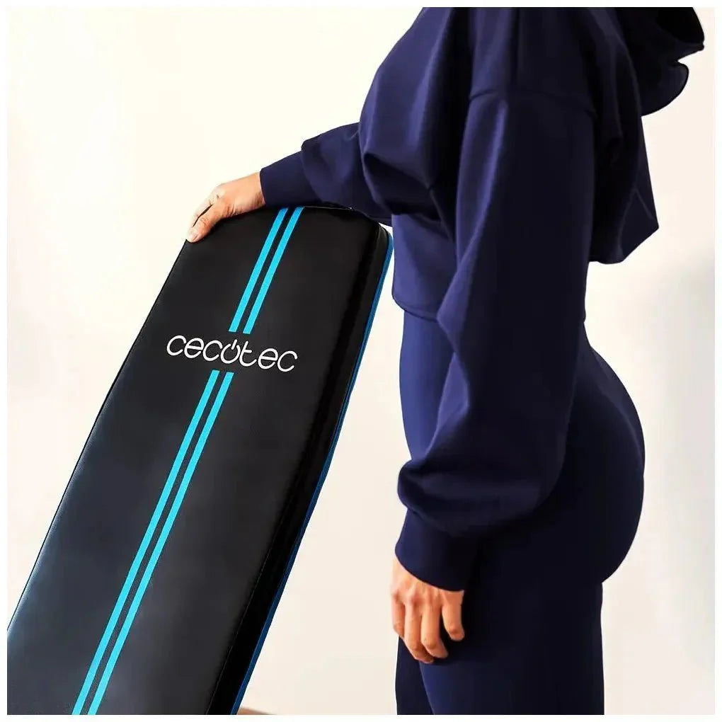 Banco de Musculación Ajustable y Plegable para Entrenamiento Completo en Casa de Cecotec