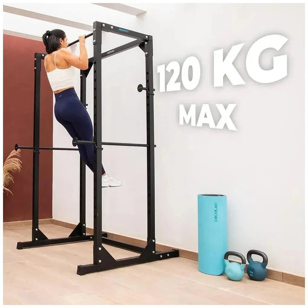 Jaula de Musculación Drumfit PowerRack 1000: Entrenamiento Seguro y Versátil de Cecotec