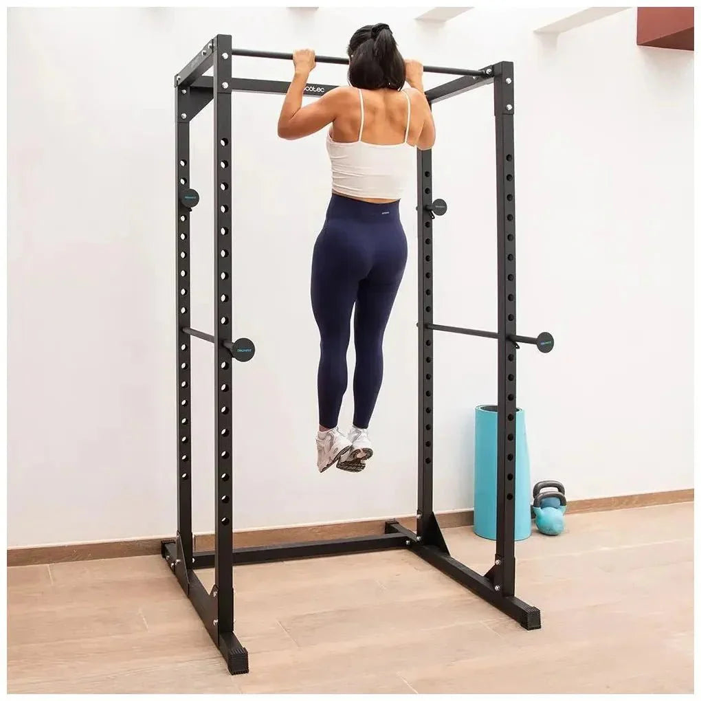 Jaula de Musculación Drumfit PowerRack 1000: Entrenamiento Seguro y Versátil de Cecotec