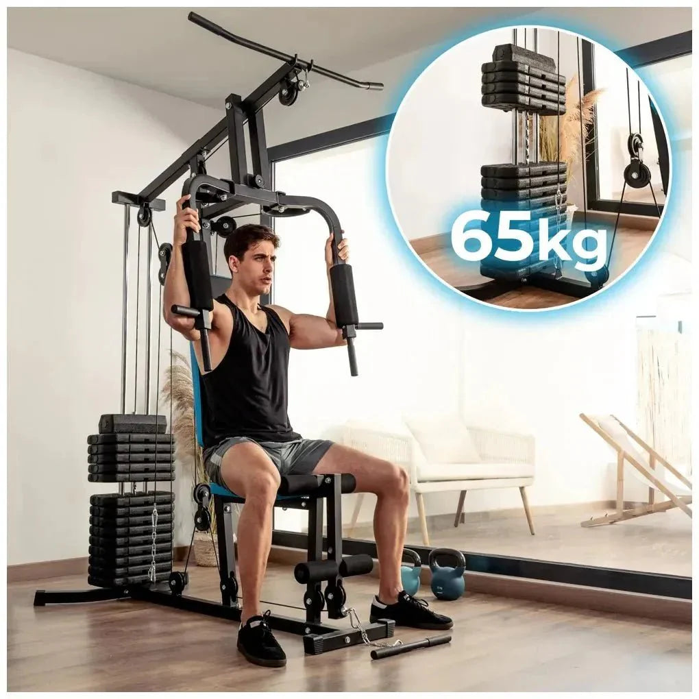 Estación de Entrenamiento Multifuncional Drumfit HomeGym 1000 para Full-Body Workout de Cecotec