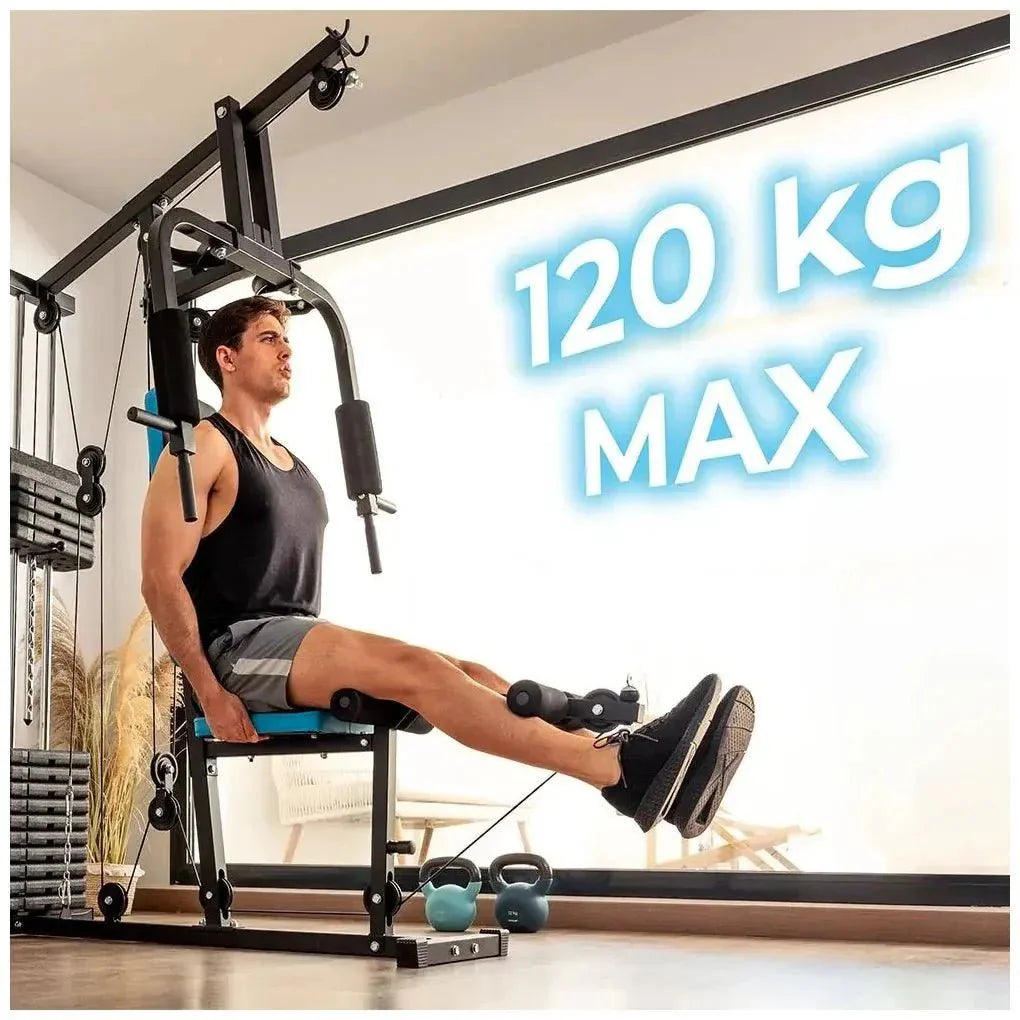 Estación de Entrenamiento Multifuncional Drumfit HomeGym 1000 para Full-Body Workout de Cecotec