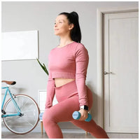 Set de Mancuernas 4kg Antideslizantes para Entrenamiento Funcional y Compacto de Cecotec