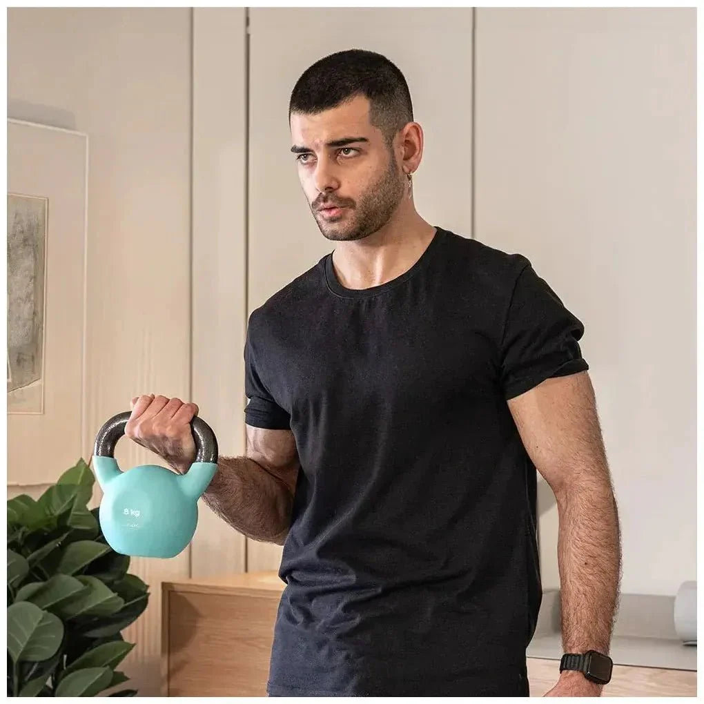 Pesa Rusa 8kg Drumfit KettleBell Neo: Ergonomía, Durabilidad y Fácil Limpieza de Cecotec