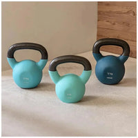 Pesa Rusa Drumfit KettleBell 12000 Neo de 12 kg con revestimiento de neopreno y agarre ergonómico Cecotec