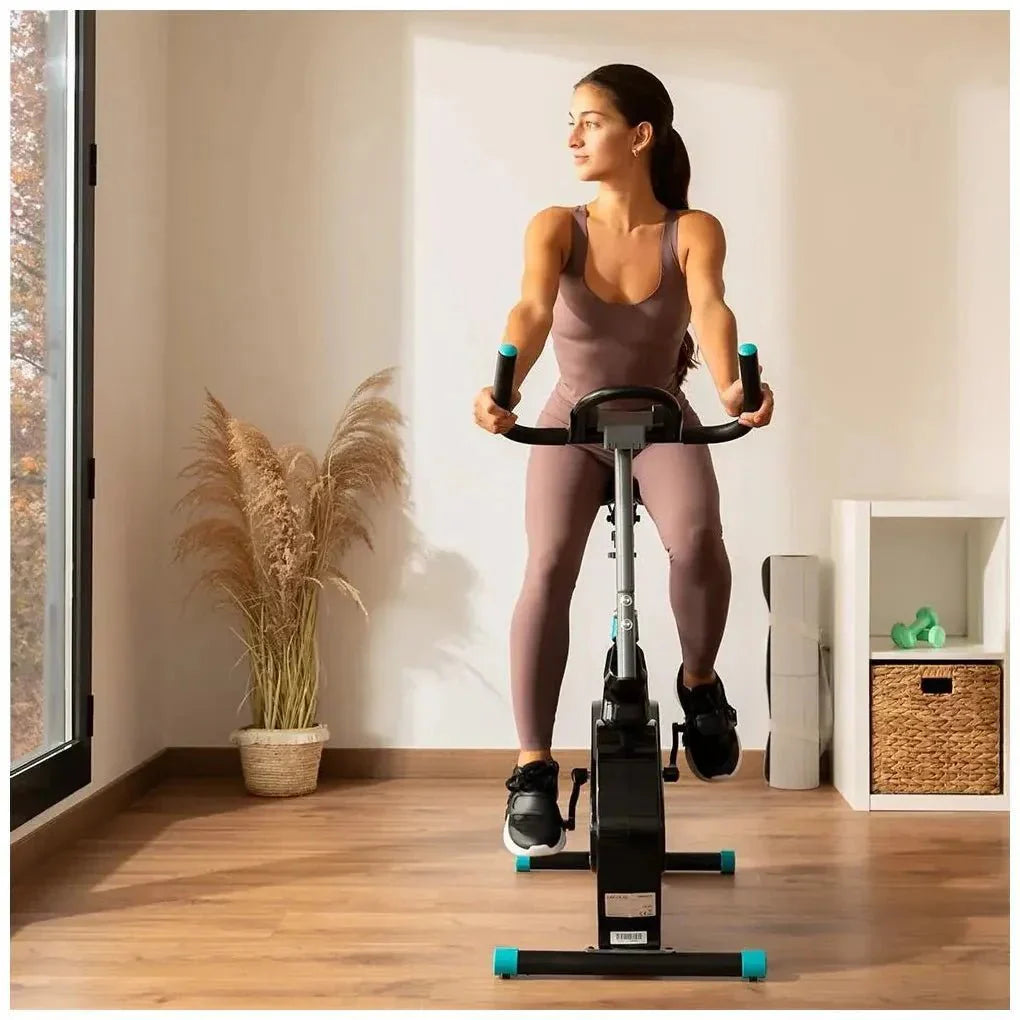 Bicicleta estatica Indoor Drumfit 4000 con resistencia magnética MagnetSystem volante de inercia de 4 kg y conexión APP Cecotec