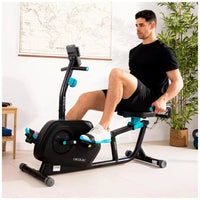 Bicicleta Estática Reclinable con Resistencia Magnética y Pantalla LCD de Cecotec