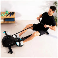 Máquina de Remo Plegable Drumfit Rower 9000: Resistencia Magnética y LCD de Cecotec