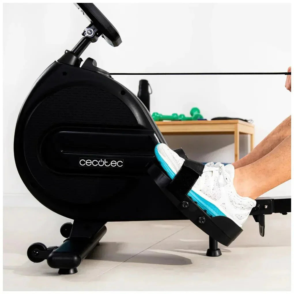 Máquina de Remo Plegable Drumfit Rower 9000: Resistencia Magnética y LCD de Cecotec