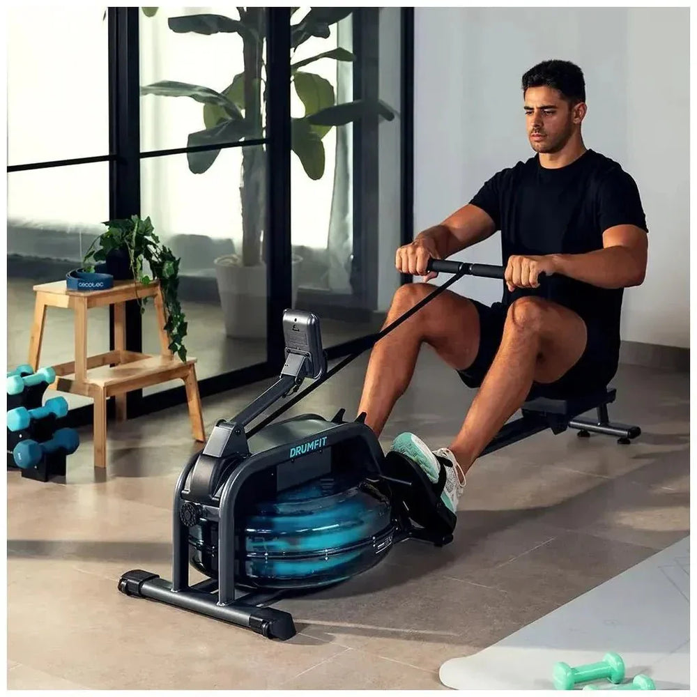 Máquina de Remo de Agua Drumfit Rower 10000 Neptuno: Entrenamiento Intenso en Casa de Cecotec