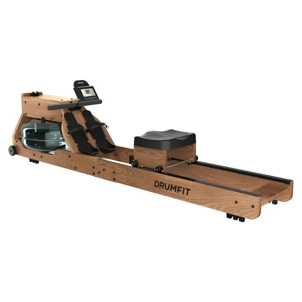 Remo de Agua Drumfit Neptuno Wood: Entrenamiento Intenso y Conectividad Avanzada de Cecotec