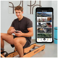 Remo de Agua Drumfit Neptuno Wood: Entrenamiento Intenso y Conectividad Avanzada de Cecotec