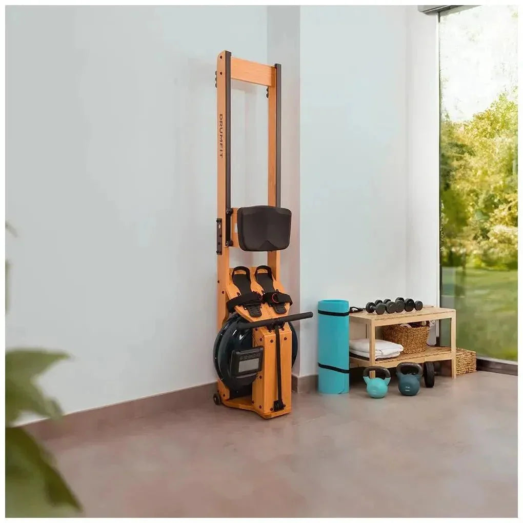 Remo de Agua Drumfit Neptuno Wood: Entrenamiento Intenso y Conectividad Avanzada de Cecotec