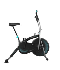 Bicicleta estatica Drumfit CrossFit 1000 Eolo con resistencia ajustable pantalla LCD y pedaleo bidireccional Cecotec