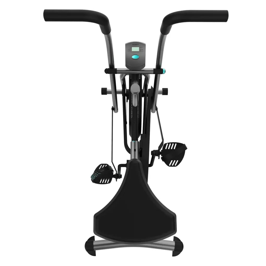 Bicicleta estatica Drumfit CrossFit 1000 Eolo con resistencia ajustable pantalla LCD y pedaleo bidireccional Cecotec