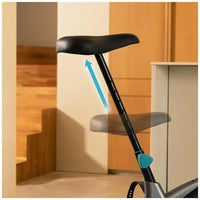 Bicicleta estatica Drumfit CrossFit 1000 Eolo con resistencia ajustable pantalla LCD y pedaleo bidireccional Cecotec