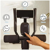 Máquina de Abdominales Plegable con Pantalla LCD y Soporte para Dispositivos de Cecotec