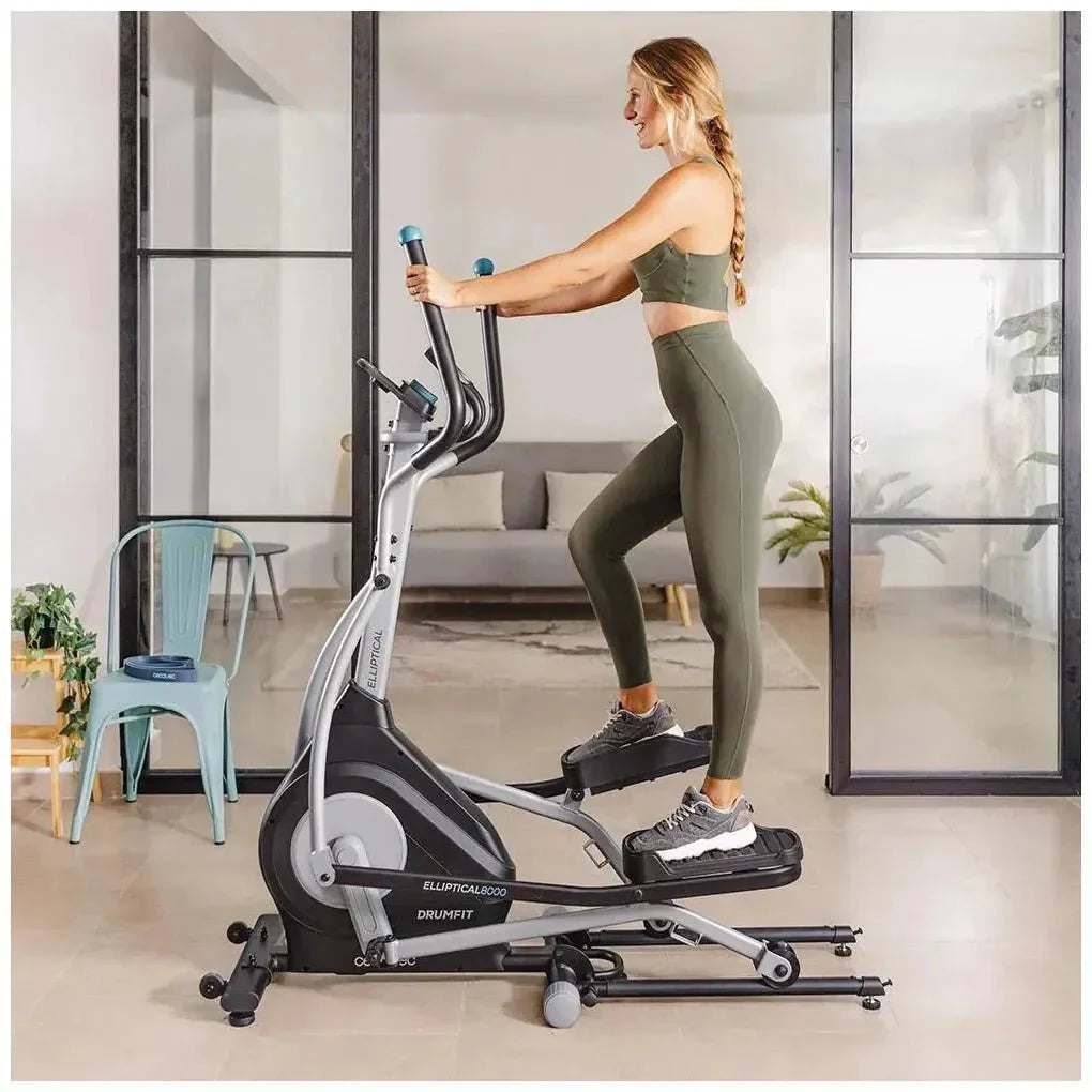 Bicicleta Elíptica Plegable con Resistencia Magnética y APP para Entrenamiento en Casa de Cecotec