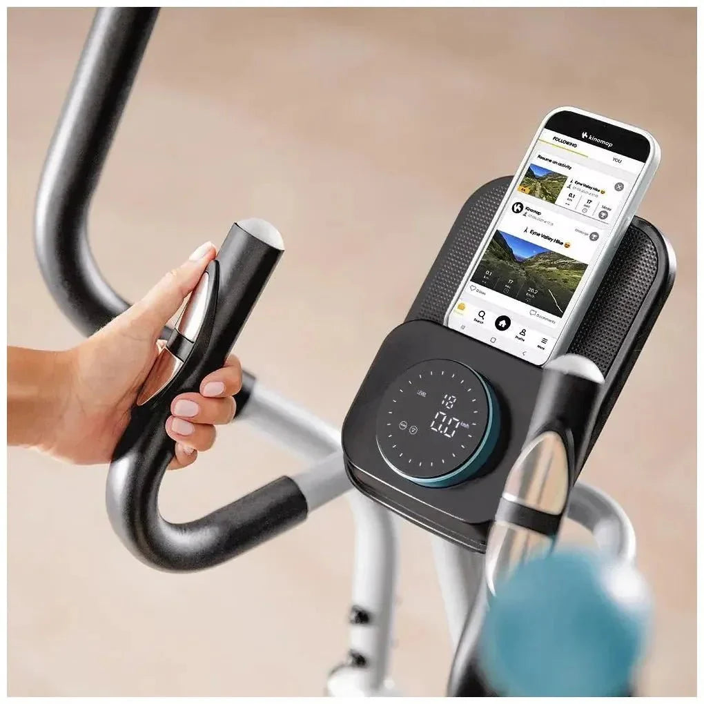 Bicicleta Elíptica Plegable con Resistencia Magnética y APP para Entrenamiento en Casa de Cecotec