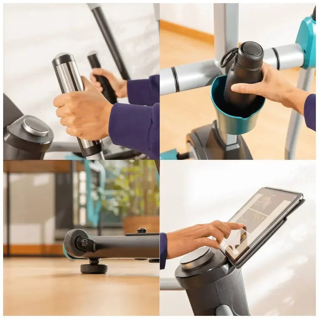 Bicicleta Elíptica Plegable Drumfit 10000 Pro: Resistencia Magnética y Conectividad APP de Cecotec