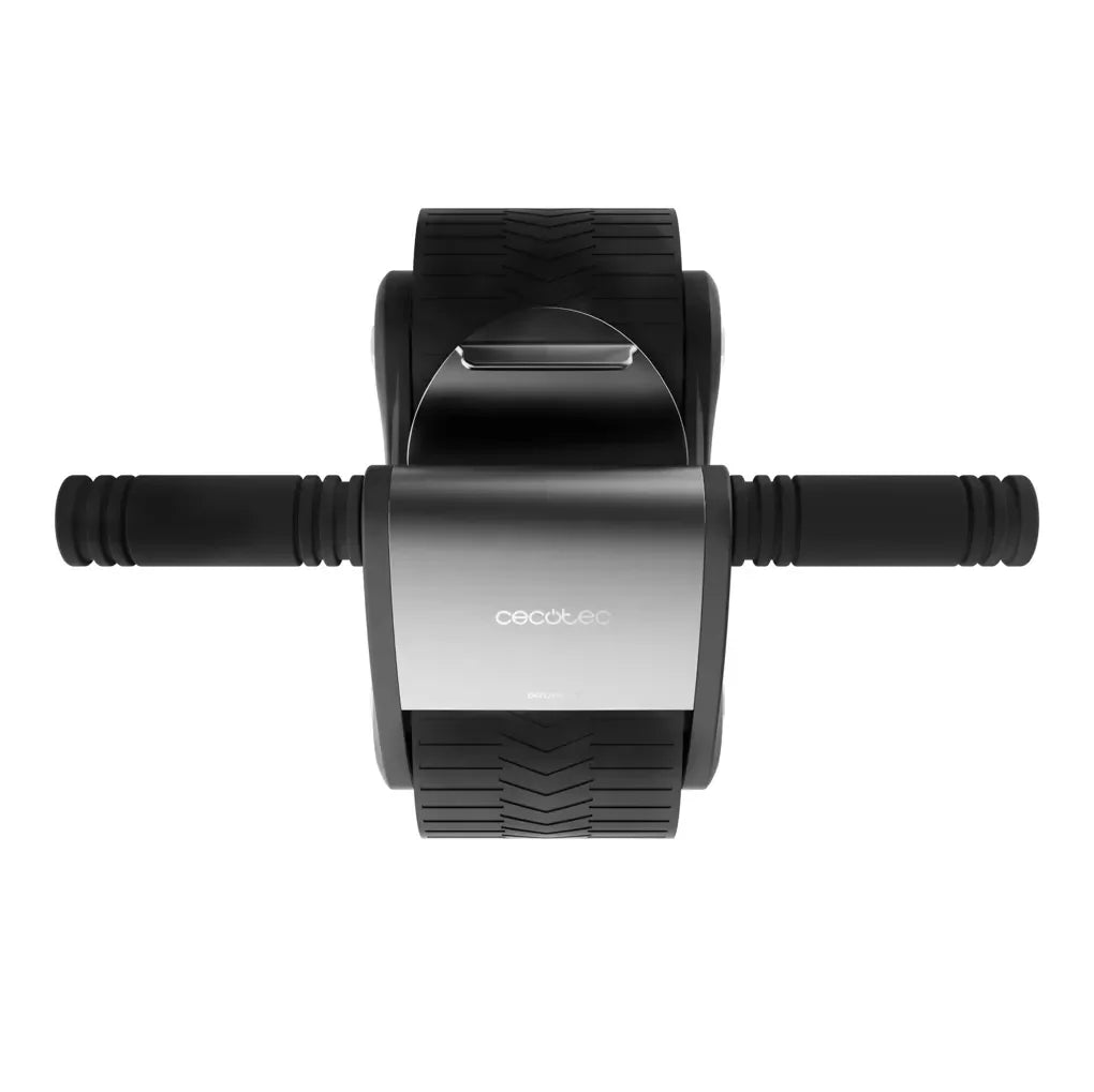 Rueda Abdominal Drumfit AB Fit: Compacta, Segura y con Rebote Automático de Cecotec