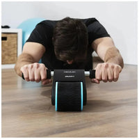 Rueda Abdominal Drumfit AB Fit: Compacta, Segura y con Rebote Automático de Cecotec