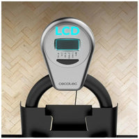 Bicicleta estatica Indoor DrumFit 6000 Compact con volante de inercia de 6 kg pantalla LCD y diseño compacto Cecotec