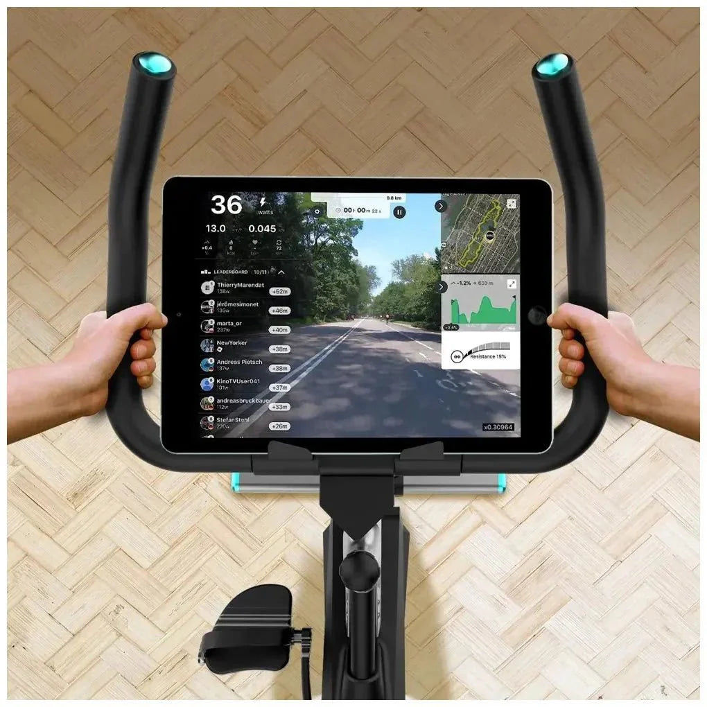 Bicicleta estatica Indoor DrumFit 6000 Compact con volante de inercia de 6 kg pantalla LCD y diseño compacto Cecotec