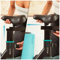 Bicicleta estática Indoor DrumFit 13000: Entrenamiento Fluido con Pantalla LCD y Pulsómetro de Cecotec