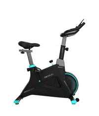 Bicicleta estatica DrumFit 10000 MagnoMotor con volante de 10 kg resistencia magnética de 32 niveles y App Kinomap Cecotec