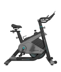 Bicicleta  estatica Indoor DrumFit 15000 con volante de inercia de 15 kg resistencia magnética y conectividad APP Kinomap Cecotec