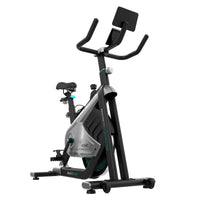 Bicicleta  estatica Indoor DrumFit 15000 con volante de inercia de 15 kg resistencia magnética y conectividad APP Kinomap Cecotec